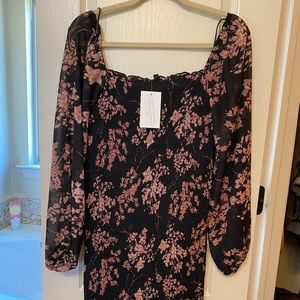 Floral bodycon dress